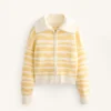 Striped Jacquard Knit Jacket