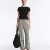 Striped Knit Bloomer Trousers Striped Knit Bloomer Trousers