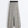 Striped Knit Bloomer Trousers Striped Knit Bloomer Trousers