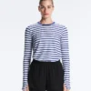 Striped Long-Sleeved Technical T-Shirt Striped Long-Sleeved Technical T-Shirt
