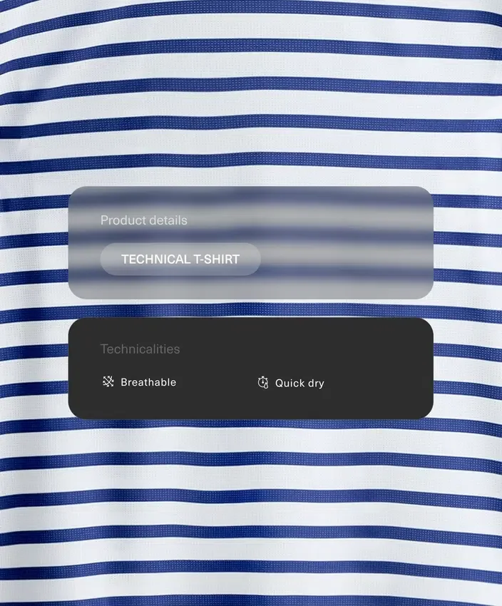 Striped Long-Sleeved Technical T-Shirt Striped Long-Sleeved Technical T-Shirt