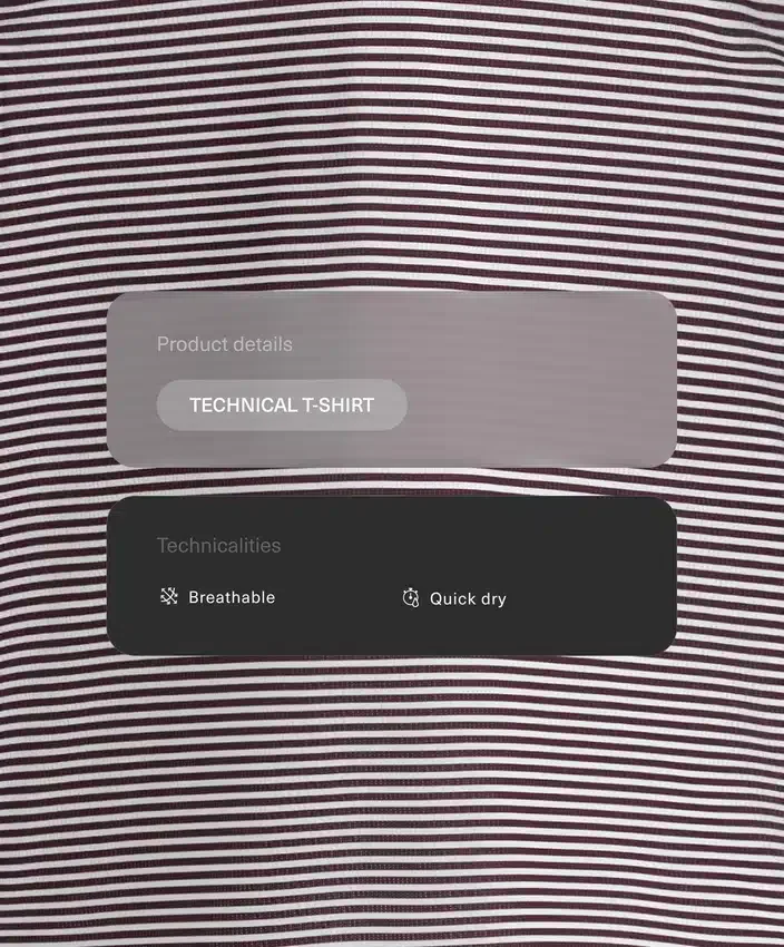 Striped Long-Sleeved Technical T-Shirt Striped Long-Sleeved Technical T-Shirt