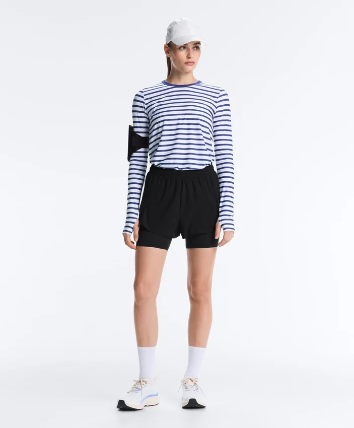 Striped Long-Sleeved Technical T-Shirt Striped Long-Sleeved Technical T-Shirt