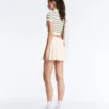 Striped Seamless Short-Sleeved Polo Shirt