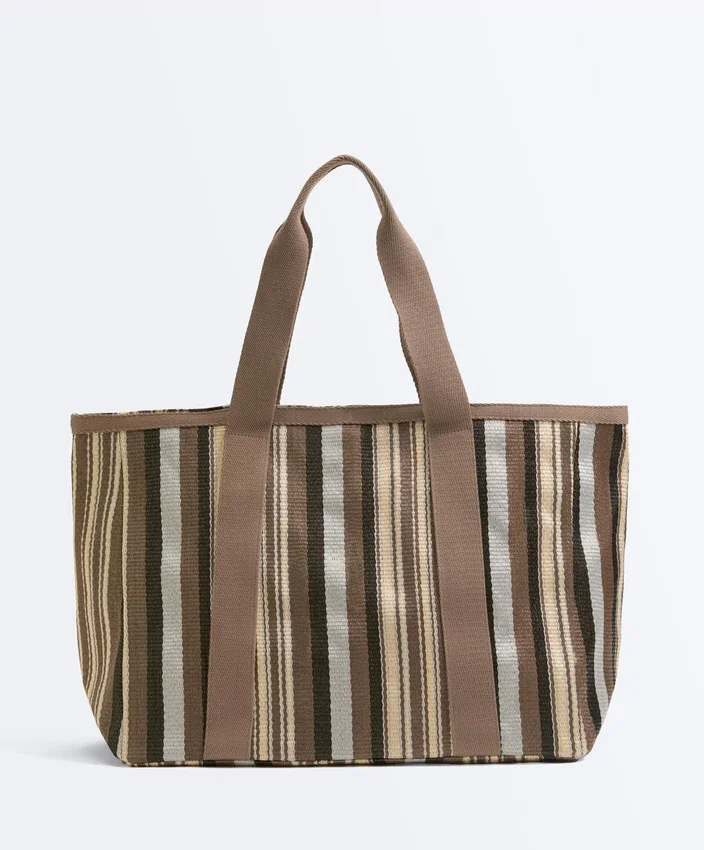 Striped Shopper Bag Striped Shopper Bag