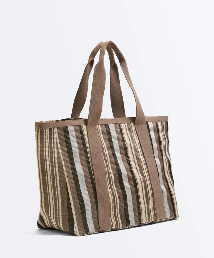 Striped Shopper Bag Striped Shopper Bag