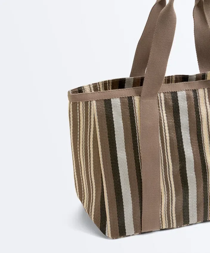 Striped Shopper Bag Striped Shopper Bag