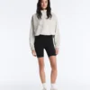 Striped Stretch Overlay Jacket