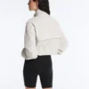 Striped Stretch Overlay Jacket