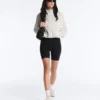 Striped Stretch Overlay Jacket