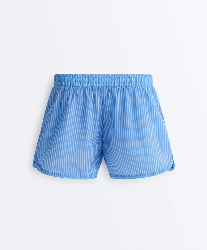 Striped Technical Shorts Striped Technical Shorts