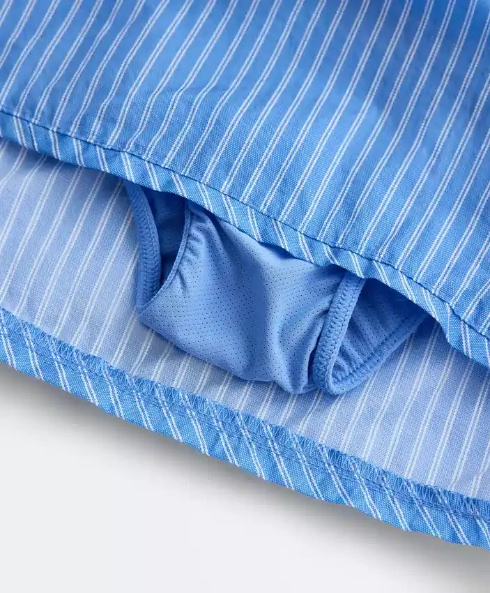 Striped Technical Shorts Striped Technical Shorts