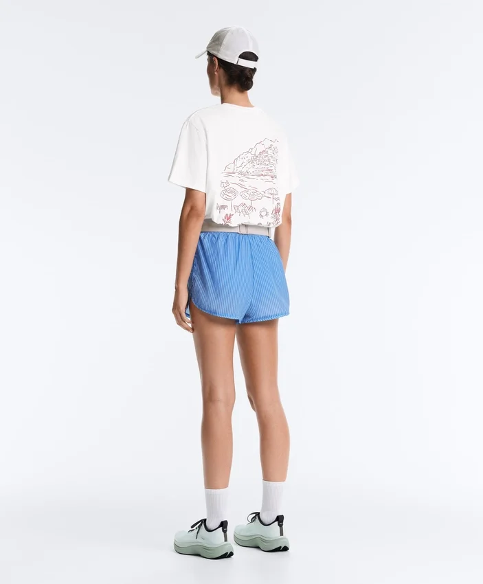 Striped Technical Shorts Striped Technical Shorts