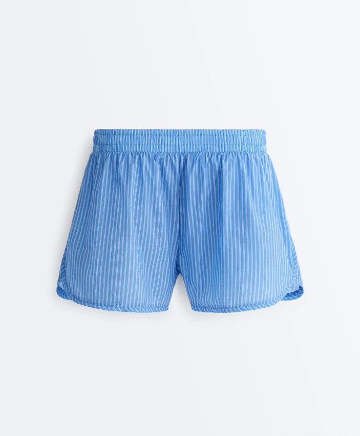 Striped Technical Shorts Striped Technical Shorts