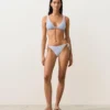 Textured Stripe Medium-Coverage Bikini Briefs with Ties Textured Stripe Medium-Coverage Bikini Briefs with Ties