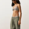 Striped U-Cut Medium-Coverage Bikini Briefs Striped U-Cut Medium-Coverage Bikini Briefs