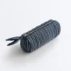 Striped Wash Bag with Knot Striped Wash Bag with Knot