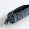 Striped Wash Bag with Knot Striped Wash Bag with Knot