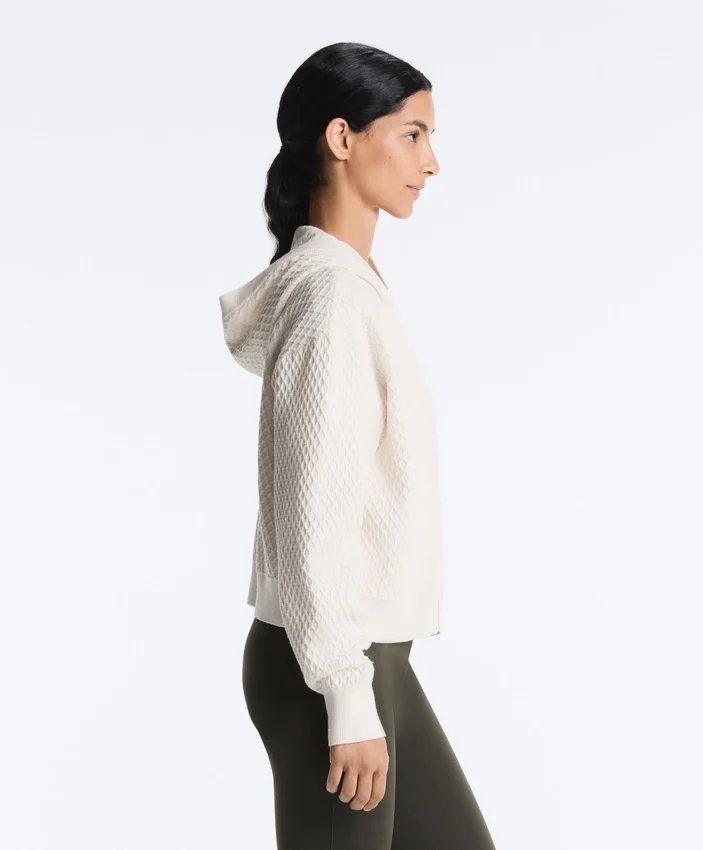 Structured Knit Hooded Jacket Structured Knit Hooded Jacket