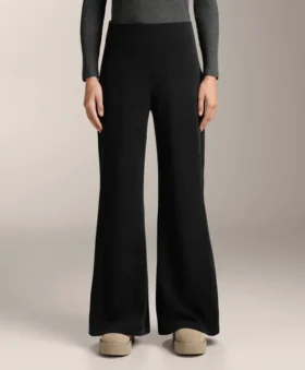 Super High-Rise Flare Trousers with Brushed Modal