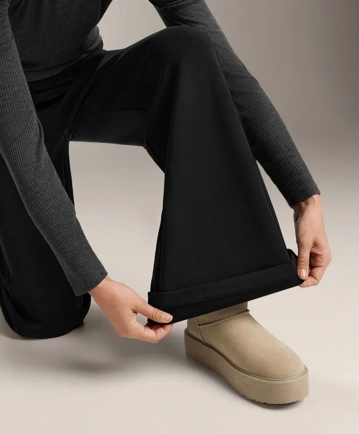 Super High-Rise Flare Trousers with Brushed Modal Super High-Rise Flare Trousers with Brushed Modal