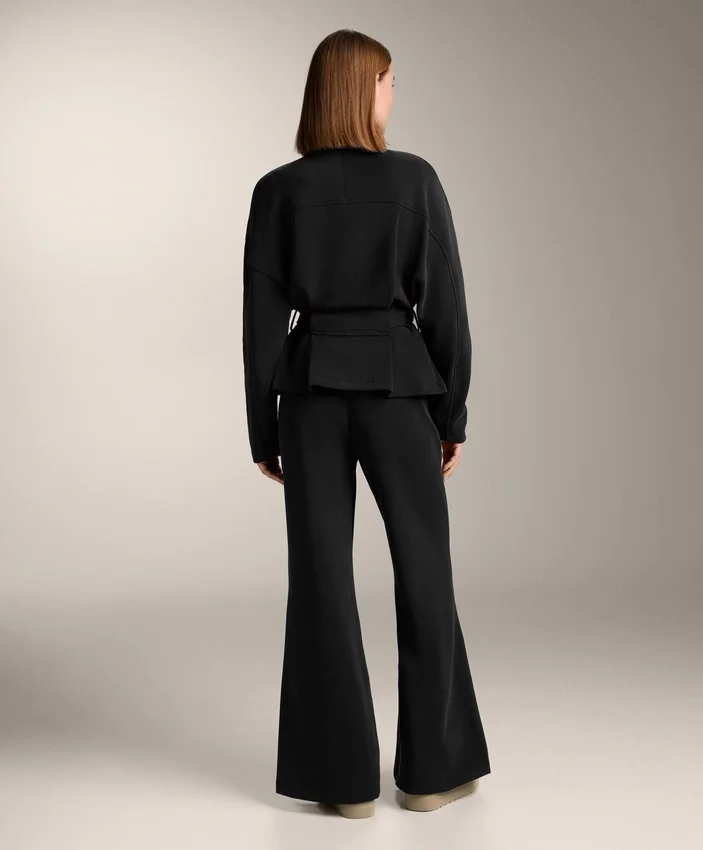 Super High-Rise Flare Trousers with Brushed Modal Super High-Rise Flare Trousers with Brushed Modal