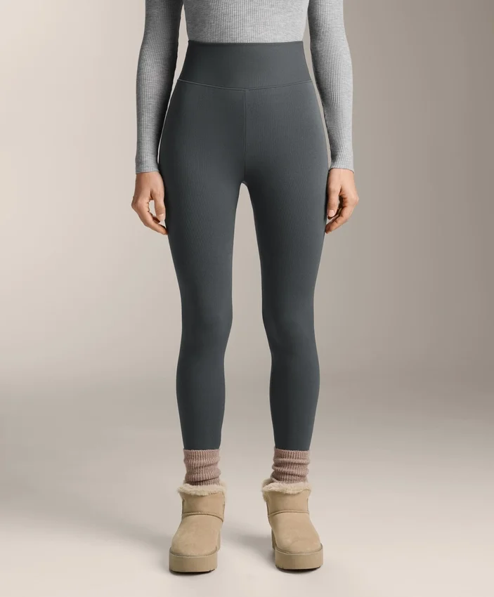Super-High-Rise Seamless Extra-Warm Rib Ankle-Length Leggings 70 Cm Super-High-Rise Seamless Extra-Warm Rib Ankle-Length Leggings 70 Cm