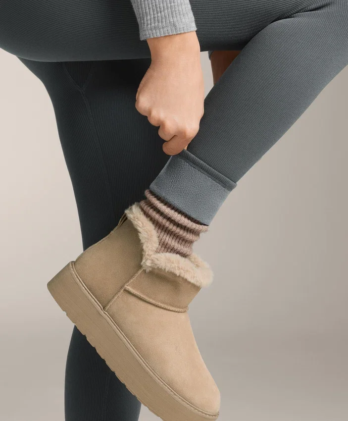 Super-High-Rise Seamless Extra-Warm Rib Ankle-Length Leggings 70 Cm Super-High-Rise Seamless Extra-Warm Rib Ankle-Length Leggings 70 Cm
