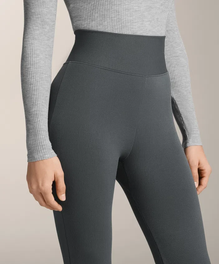 Super High Rise Seamless Extra Warm Rib Flare Trousers Super High Rise Seamless Extra Warm Rib Flare Trousers