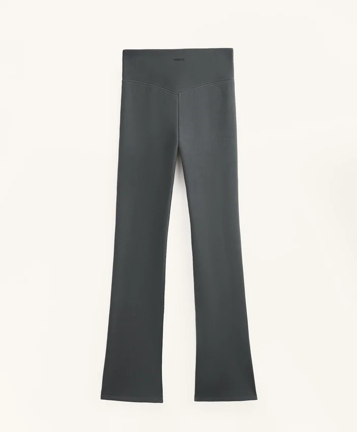 Super High Rise Seamless Extra Warm Rib Flare Trousers Super High Rise Seamless Extra Warm Rib Flare Trousers
