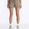 Technical 2-in-1 Checked Mid-Rise Shorts Technical 2-in-1 Checked Mid-Rise Shorts