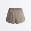 Technical 2-in-1 Checked Mid-Rise Shorts Technical 2-in-1 Checked Mid-Rise Shorts