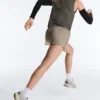 Technical 2-in-1 Checked Mid-Rise Shorts Technical 2-in-1 Checked Mid-Rise Shorts