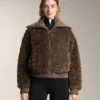 Textured Faux-Shearling Jacket Textured Faux-Shearling Jacket