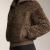 Textured Faux-Shearling Jacket Textured Faux-Shearling Jacket