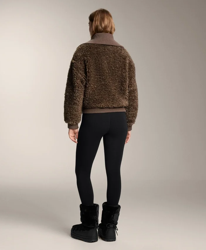 Textured Faux-Shearling Jacket Textured Faux-Shearling Jacket