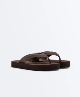 Textured Platform Beach Sandals