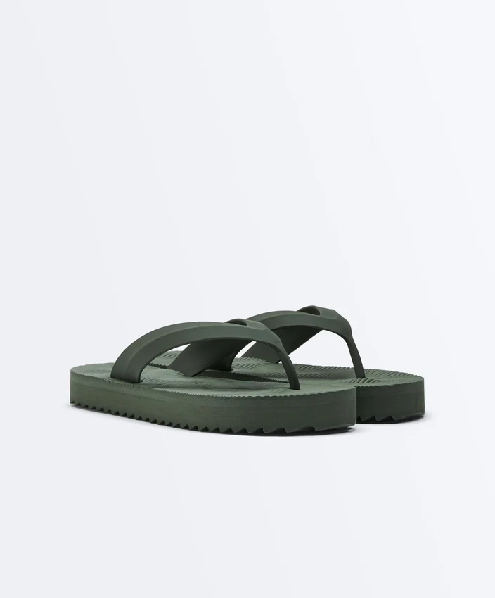 Textured Platform Beach Sandals Textured Platform Beach Sandals