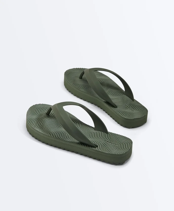Textured Platform Beach Sandals Textured Platform Beach Sandals