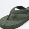 Textured Platform Beach Sandals Textured Platform Beach Sandals