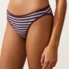 Textured Stripe Classic Bikini Briefs Textured Stripe Classic Bikini Briefs
