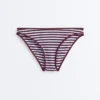 Textured Stripe Classic Bikini Briefs Textured Stripe Classic Bikini Briefs