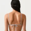 Textured Stripe Triangle Bikini Textured Stripe Triangle Bikini