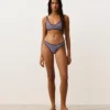 Textured Stripe U-Cut Medium-Coverage Bikini Briefs Textured Stripe U-Cut Medium-Coverage Bikini Briefs