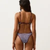 Textured Stripe U-Cut Medium-Coverage Bikini Briefs Textured Stripe U-Cut Medium-Coverage Bikini Briefs