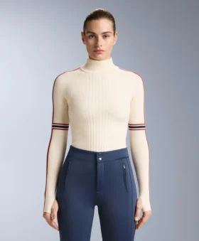 Thermal Base Layer Knit T-Shirt with Contrast Details Thermal Base Layer Knit T-Shirt with Contrast Details