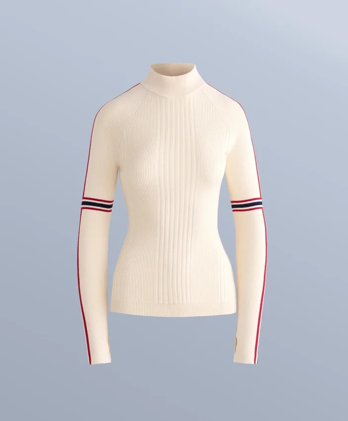 Thermal Base Layer Knit T-Shirt with Contrast Details Thermal Base Layer Knit T-Shirt with Contrast Details