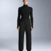 Thermal Base Layer Rib Knit T-Shirt with Peak Thermal Base Layer Rib Knit T-Shirt with Peak