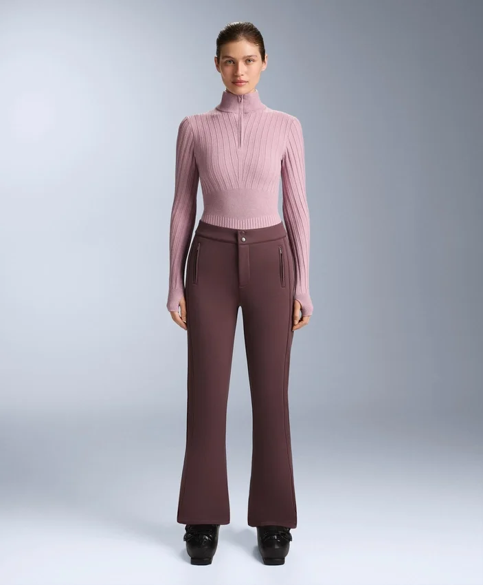 Thermal Base Layer Rib Knit T-Shirt with Peak Thermal Base Layer Rib Knit T-Shirt with Peak