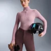 Thermal Base Layer Rib Knit T-Shirt with Peak Thermal Base Layer Rib Knit T-Shirt with Peak
